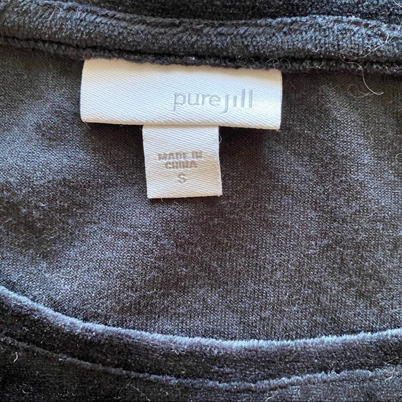 Velour pullover with kangaroo pocket - Picture 5 of 7